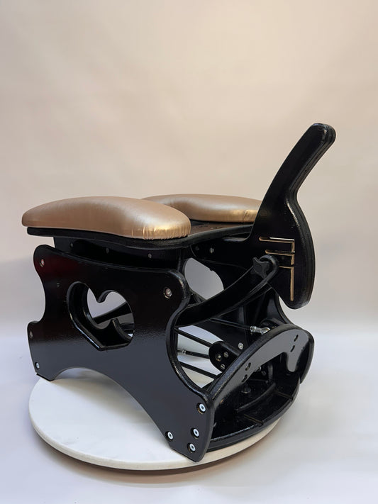 Intense Rocker – Luxury Adjustable BDSM Chair (Black/Champagne)