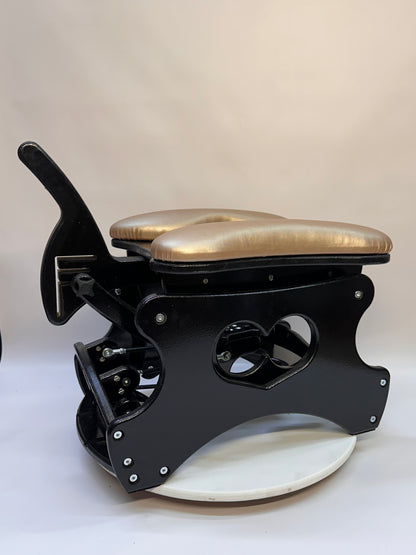 Intense Rocker – Luxury Adjustable BDSM Chair (Black/Champagne)