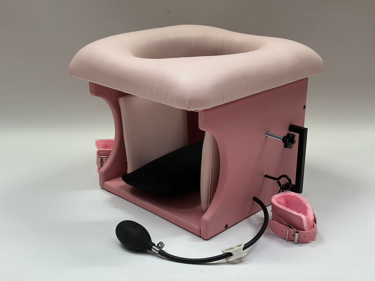 Pink Smotherbox Queening Chair Adjustable Sensory Deprivation BDSM F pink-smotherbox-queening-chair-adjustable-sensory-deprivation-bdsm-f