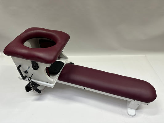 White Queening Chair - Luxurious Smotherbox & Bench Set for Oral Sex Enjoyment, Essential BDSM Dungeon Furniture, Perfect for Adventurous Lovers