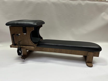 Adjustable smotherbox queening chair + bench for BDSM sensory deprivation

Padded smotherbox queening chair with integrated bench in white

Black smotherbox queening chair + bench with adjustable ventilation

Pink smotherbox queening chair + bench for solo or partner sensory play