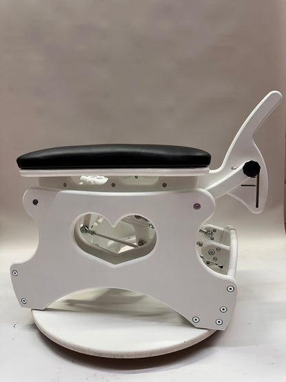 Intense Secret DP Double Rocker – Luxury Dual Positioning BDSM Chair (White/Black)