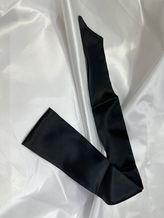 Luxury silk blindfold for sleep and sensory play, soft and adjustable, available in multiple colors