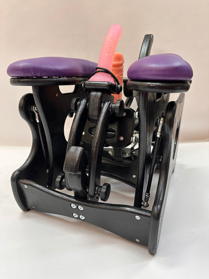 Intense Secret DP Double Rocker – Luxury Dual Positioning BDSM Chair (Black/Purple)
