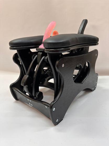 Intense Secret DP Double Rocker – Luxury Dual Positioning BDSM Chair (Black/Black)