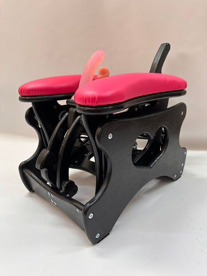 Intense Secret DP Double Rocker – Luxury Dual Positioning BDSM Chair (Black/HotPink)