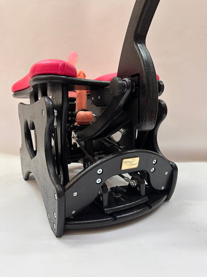 Intense Secret DP Double Rocker – Luxury Dual Positioning BDSM Chair (Black/HotPink)