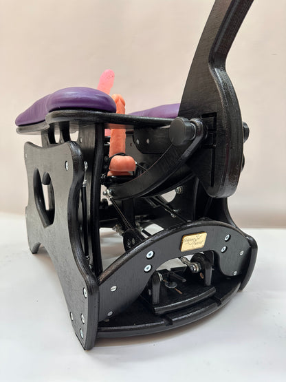 Intense Secret DP Double Rocker – Luxury Dual Positioning BDSM Chair (Black/Purple)