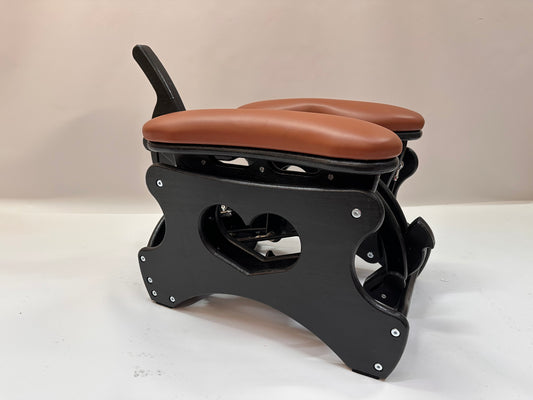 Intense Secret DP Double Rocker – Luxury Dual Positioning BDSM Chair (Black/Cognac)