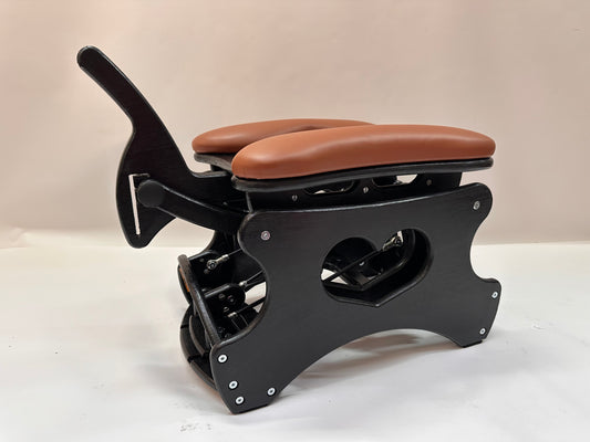 Black - Cognac Intense Secret Luxury Double Rocking Chair – Adjustable, Versatile, and Affordable for Solo or Couple Play