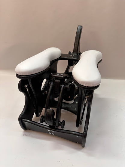 Intense Secret DP Double Rocker – Luxury Dual Positioning BDSM Chair (Black/White)