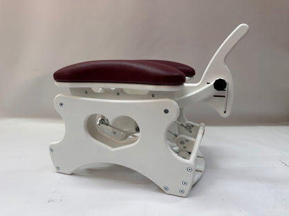 Intense Secret DP Double Rocker – Luxury Dual Positioning BDSM Chair (White/Bordeaux)