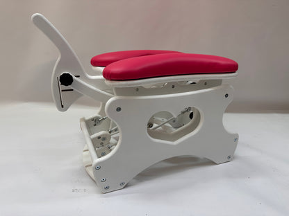 Intense Secret DP Double Rocker – Luxury Dual Positioning BDSM Chair (White/HotPink)