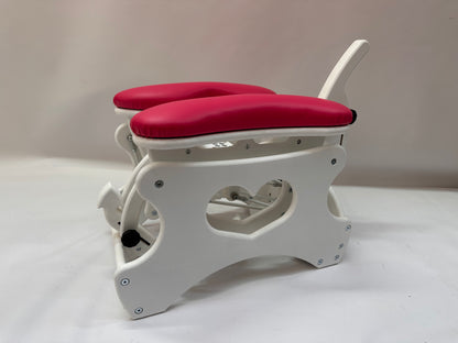 Intense Secret DP Double Rocker – Luxury Dual Positioning BDSM Chair (White/HotPink)