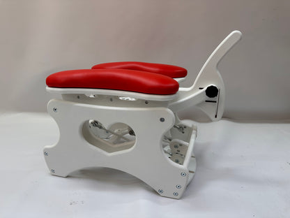Intense Secret DP Double Rocker – Luxury Dual Positioning BDSM Chair (White/Red)