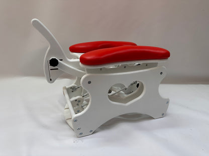 Intense Secret DP Double Rocker – Luxury Dual Positioning BDSM Chair (White/Red)