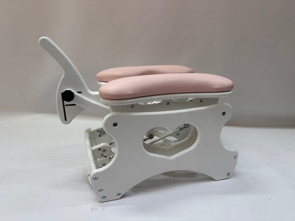 Intense Secret DP Double Rocker – Luxury Dual Positioning BDSM Chair (White/Pink)