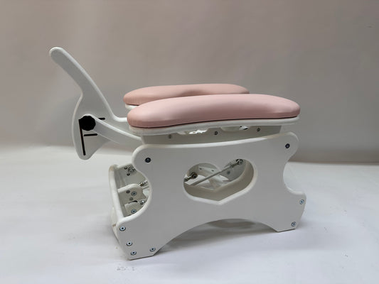 White - pink Intense Secret Luxury DP Double Rocking Chair – Adjustable, Versatile, and Affordable for Solo or Couple Play