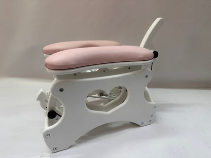 Intense Secret DP Double Rocker – Luxury Dual Positioning BDSM Chair (White/Pink)