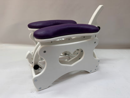 Intense Secret DP Double Rocker – Luxury Dual Positioning BDSM Chair (White/Purple)