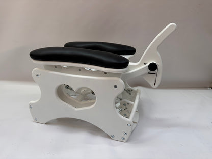 Intense Secret DP Double Rocker – Luxury Dual Positioning BDSM Chair (White/Black)