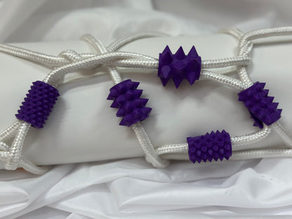 BDSM thorn spikes for rope bondage – sensory play