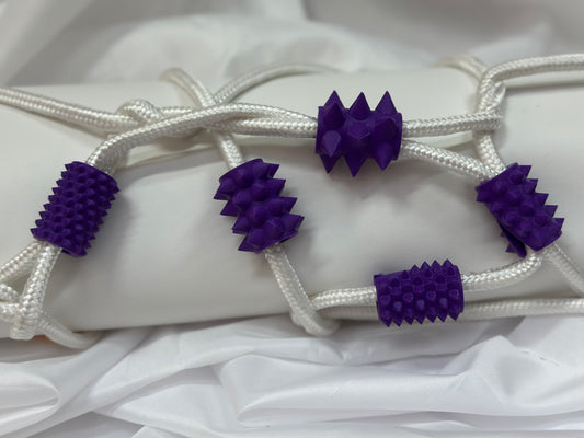 BDSM thorn spikes for rope bondage – sensory play