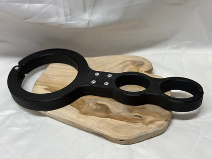 BDSM Rigid Fiddle – Neck & Wrist Pillory Restraint for Self-Bondage & Roleplay