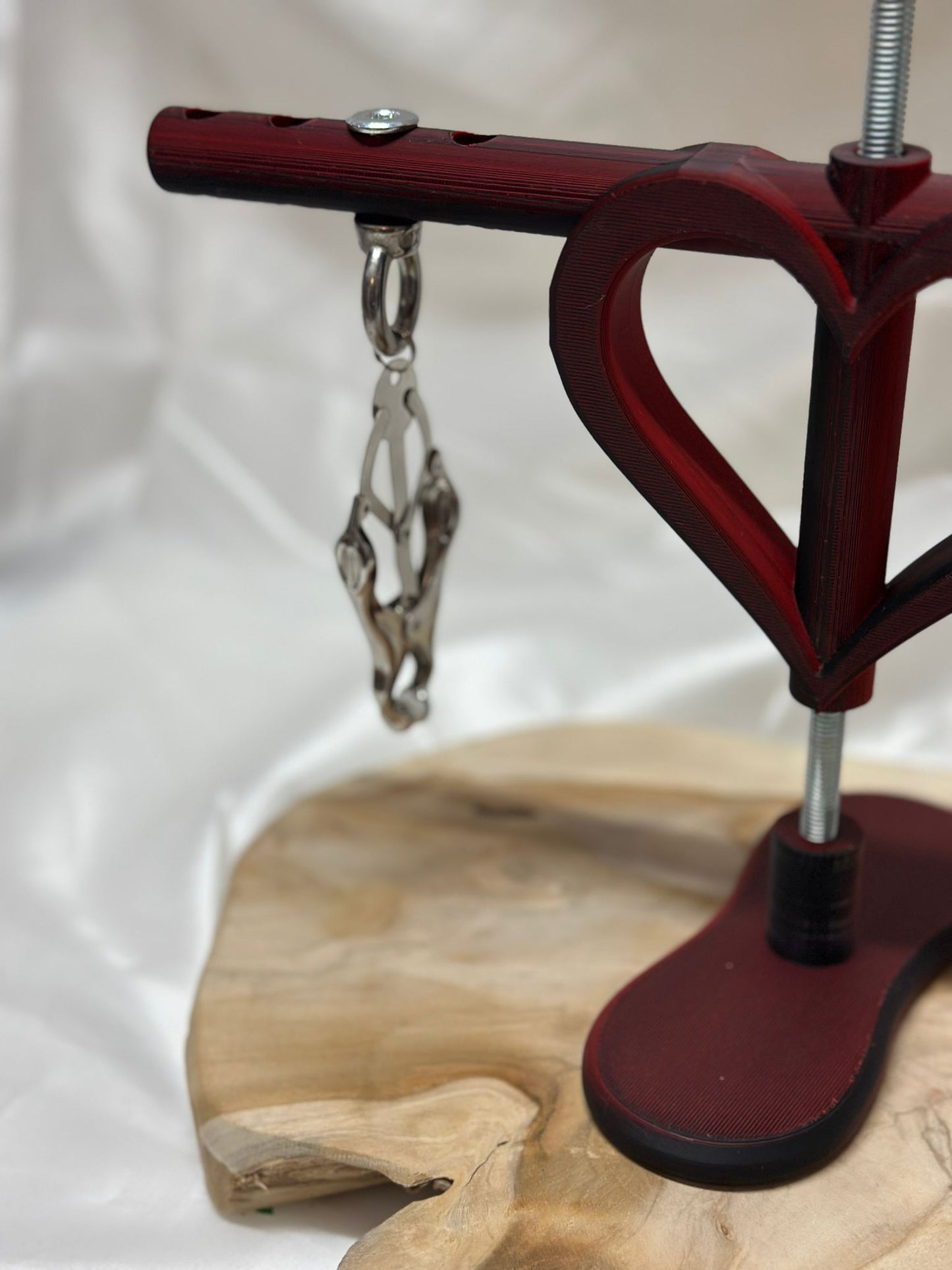 Adjustable Nipple Stretcher Tower | Tension Device with Clamp Options | Sensory & Fetish Play Accessory