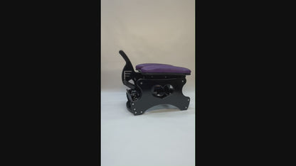 Intense Rocker – Luxury Adjustable BDSM Chair (Black/Purple)