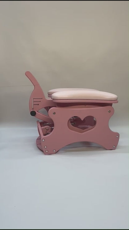 Intense Rocker – Luxury Adjustable BDSM Chair (Pink/Pink)