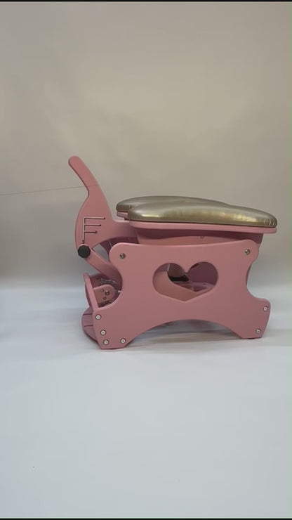 Intense Rocker – Luxury Adjustable BDSM Chair (Pink/Champagne)