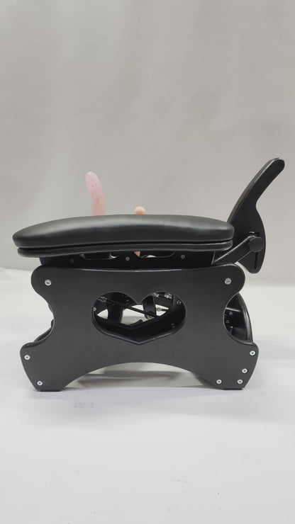 Intense Secret DP Double Rocker – Luxury Dual Positioning BDSM Chair (Black/Black)
