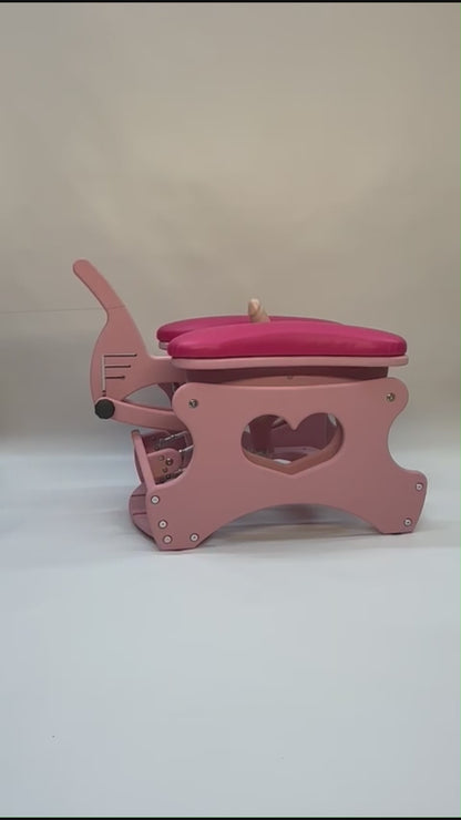 Intense Rocker – Luxury Adjustable BDSM Chair (Pink/HotPink)